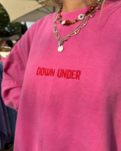 STRAWBERRY - Oversized Washed Sweatshirt