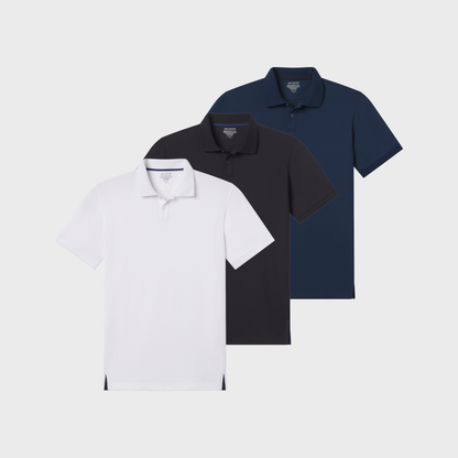The Pique Polo 3-Pack